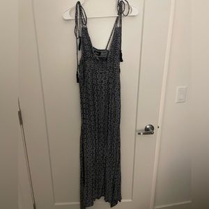 Lulus dress blue and white